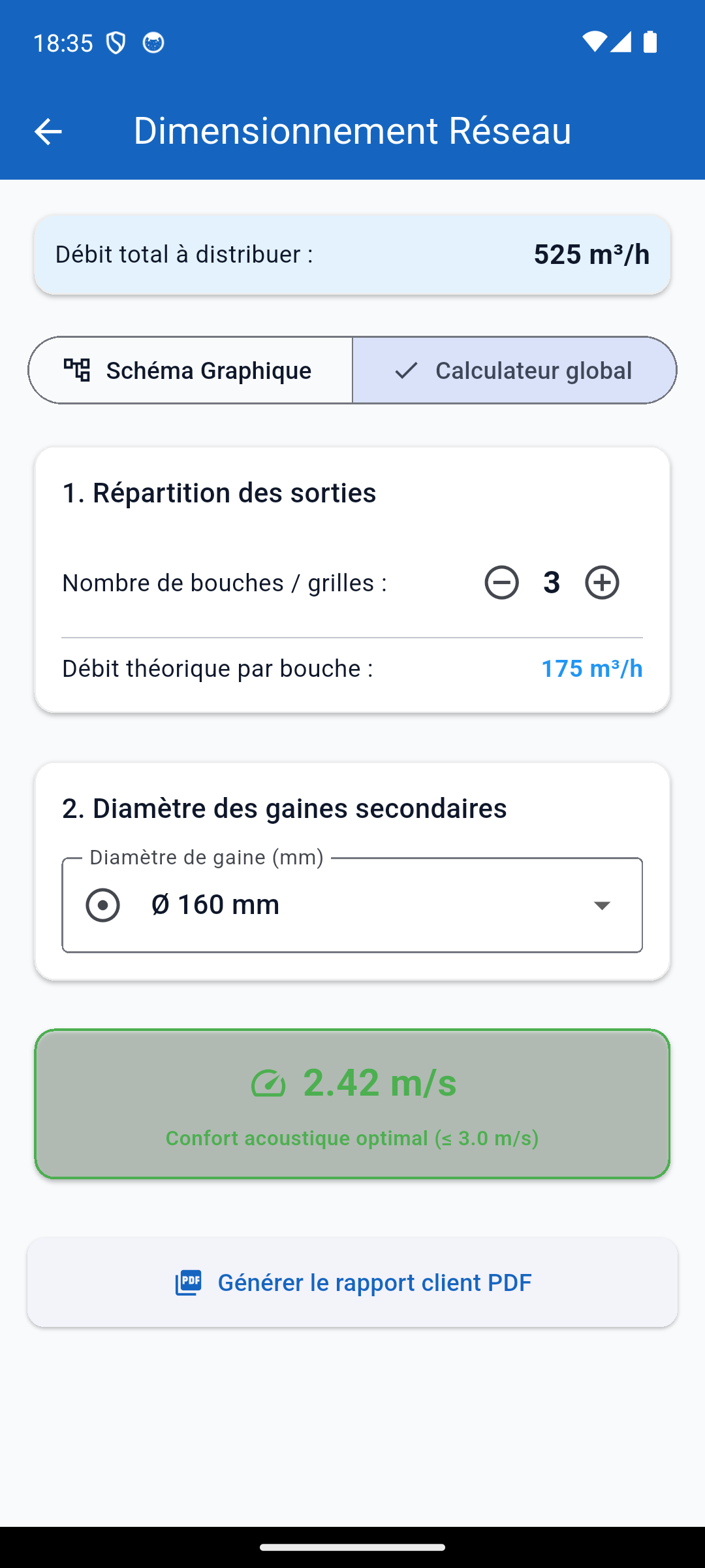 Outil Dimensionnement Réseau PAC360